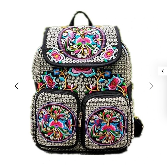 NWOT Hand Stitched Backpack - Picture 2 of 8